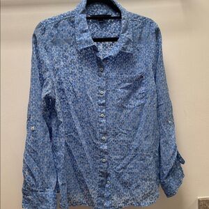 Tommy Hilfiger Blue Patterned Blouse